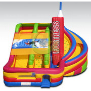 inflatable bouncer slide